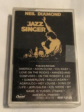 Neil Diamond The Jazz Singer Cassette 1980 Capitol Records Film Soundtrack